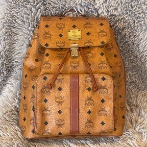 Mcm backpack cognac
